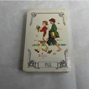 Trump Casino Norman Rockwell "Fall" Playing Cards (New in Plastic) Made in USA